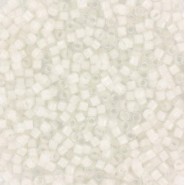 Miyuki delica Perlen 11/0 - White lined ab crystal DB-66